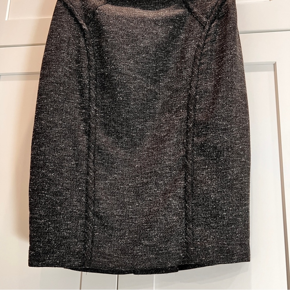 BCX Like new Tailored Midi Pencil Junior’s Skirt Size 7 Dark Grey/Charcoal
